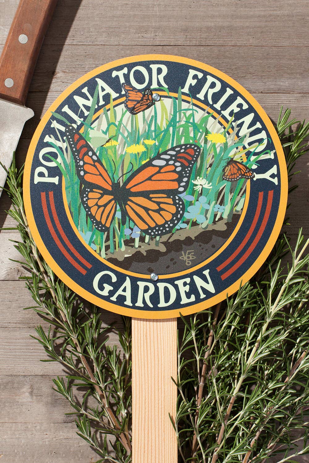 Butterfly Pollinator Friendly - Yard and Garden Sign