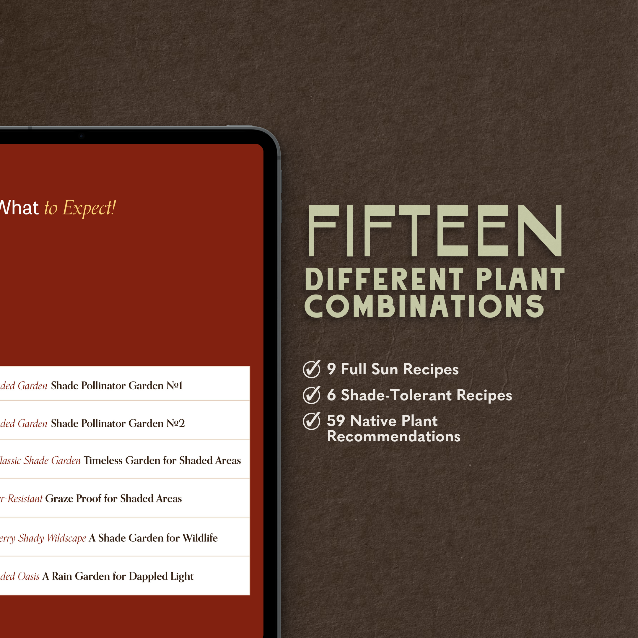 Plant Recipes for Your Native Garden