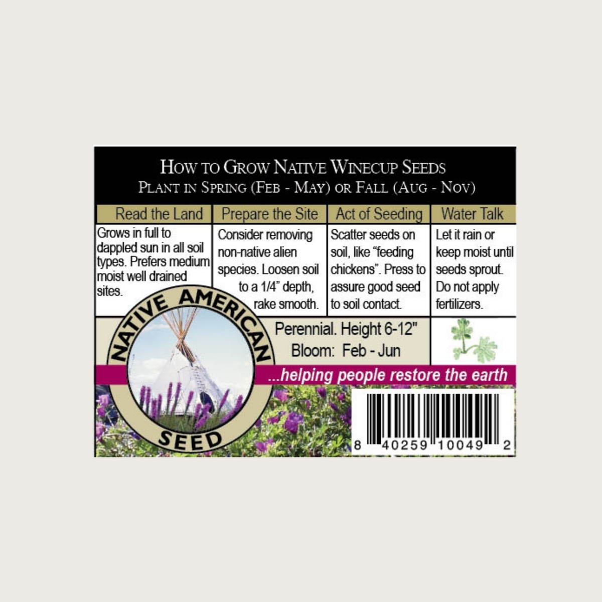 Winecup Seeds