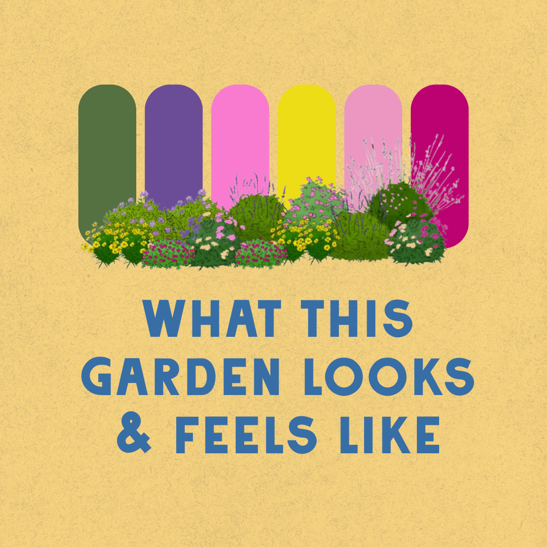 Pollinator Pastels Garden Design