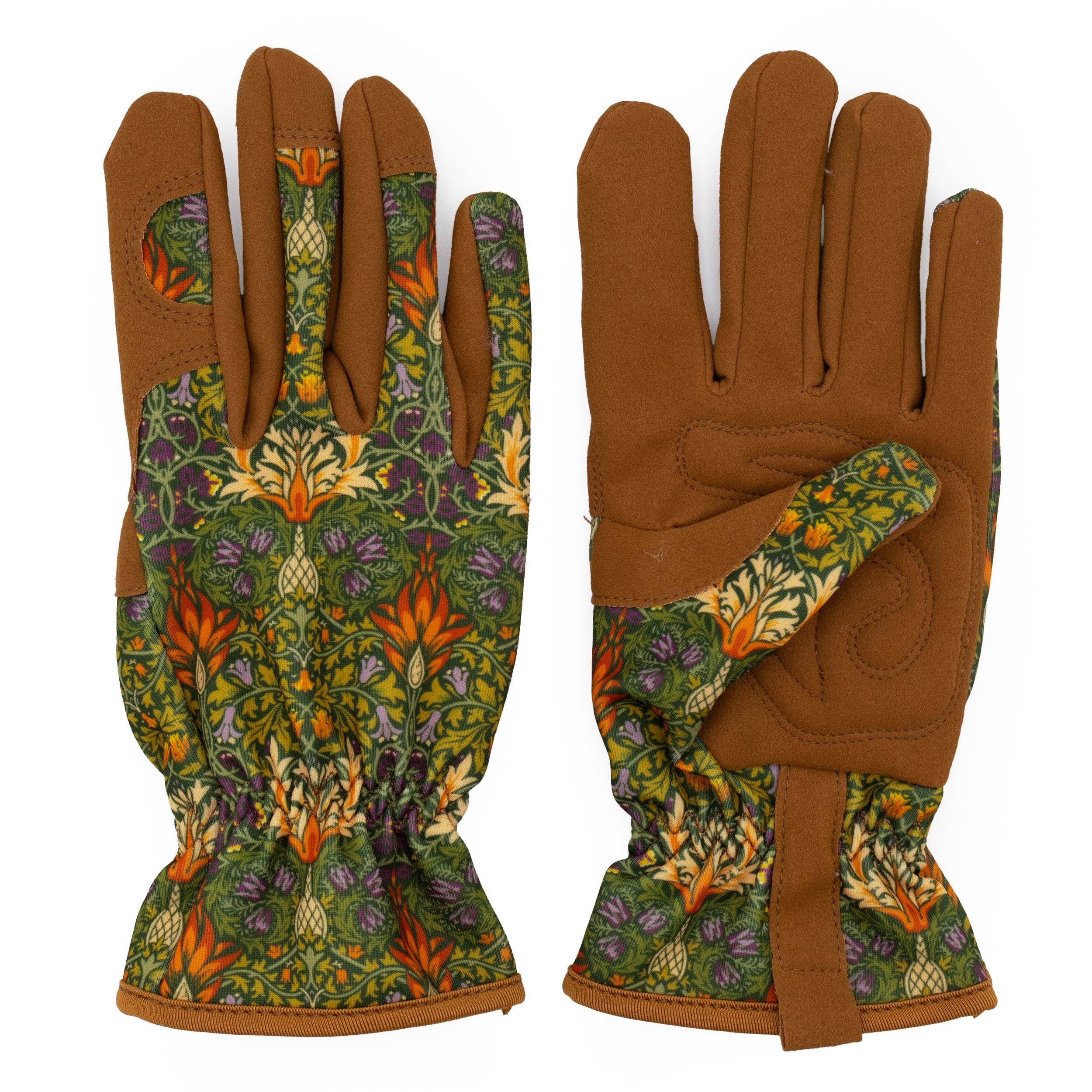 Orange Grove Gardening Gloves - Women's One Size – William Morris Snakeshead Design