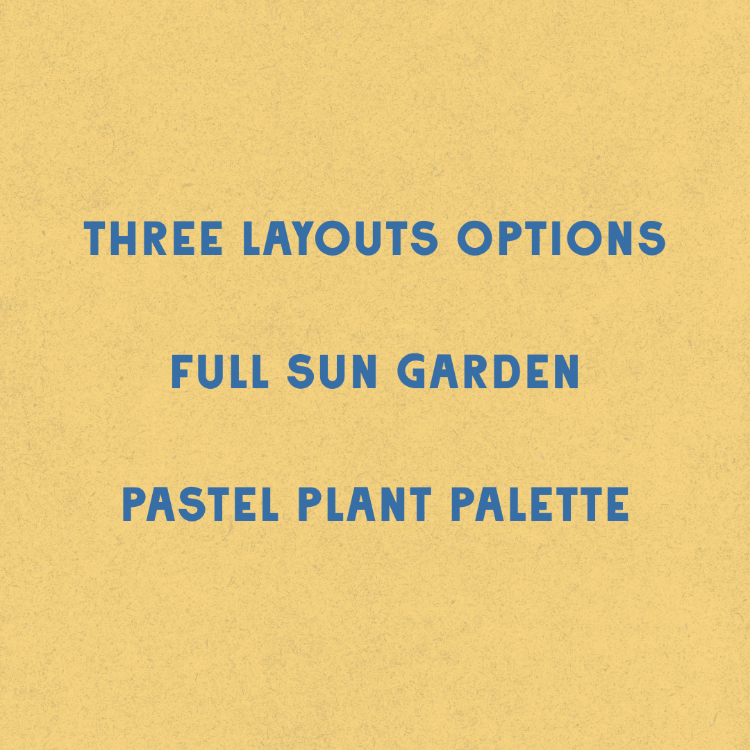 Pollinator Pastels Garden Design