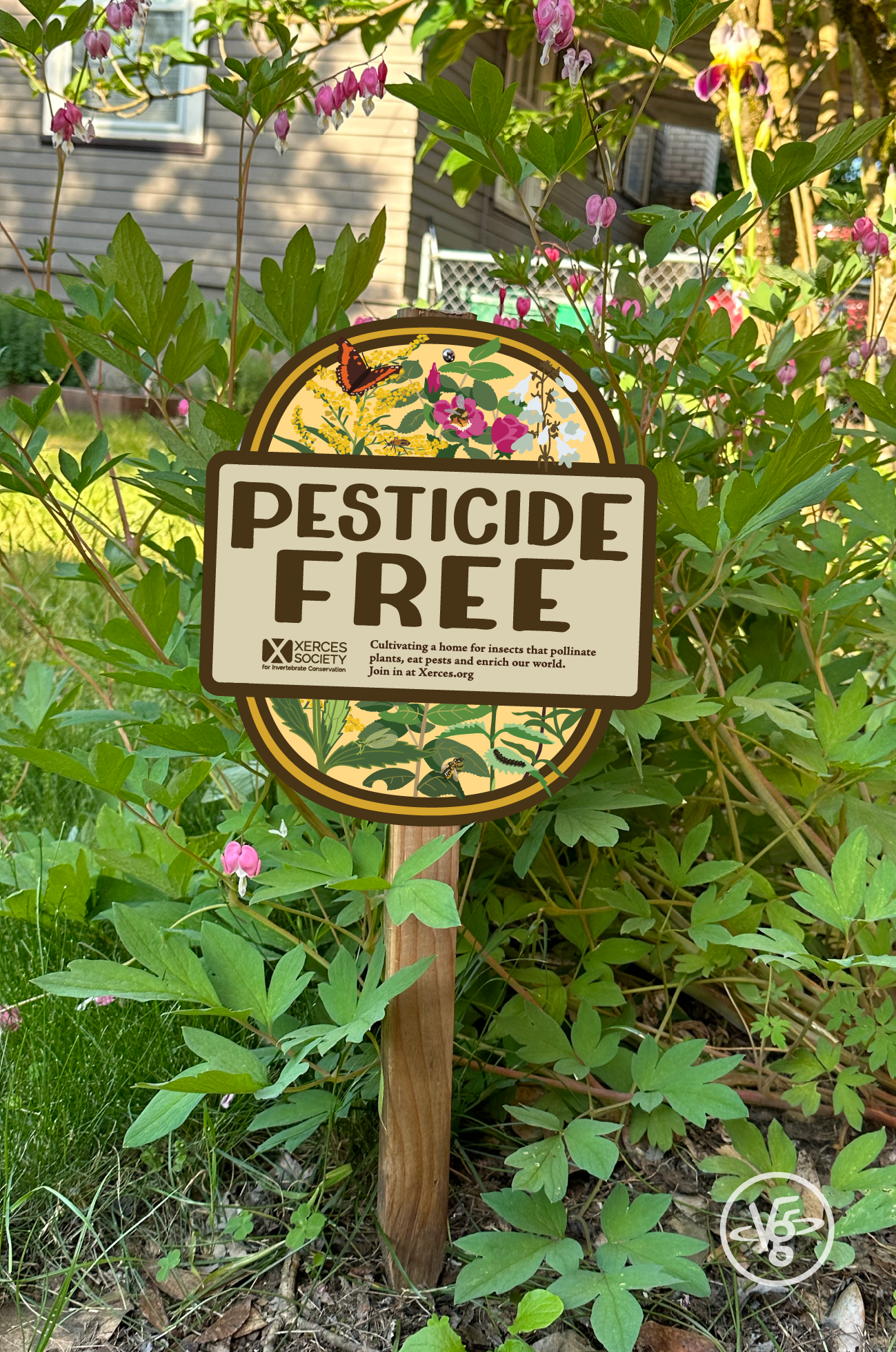Pesticide Free Yard & Garden Sign from The Xerces Society