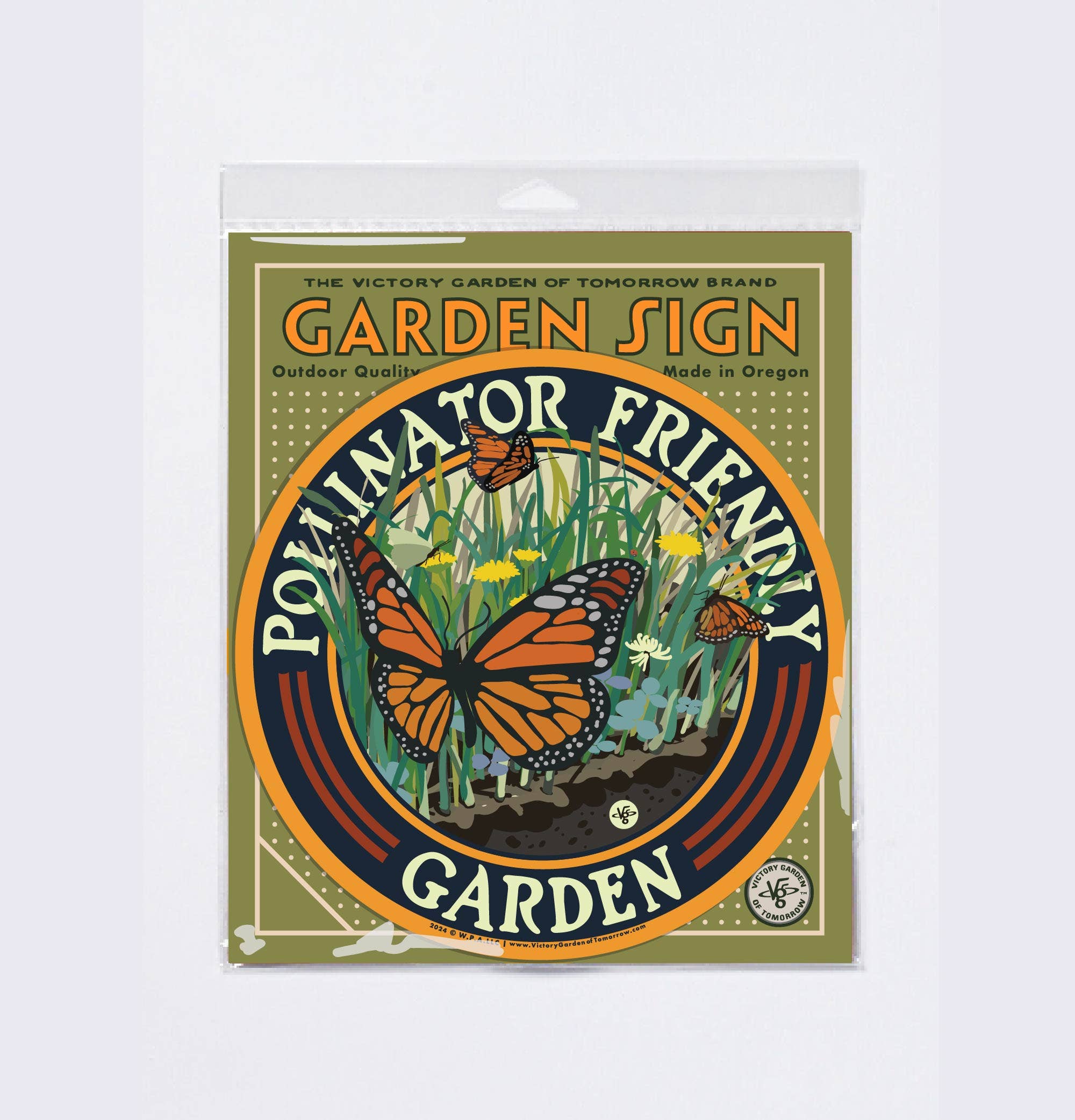 Butterfly Pollinator Friendly - Yard and Garden Sign