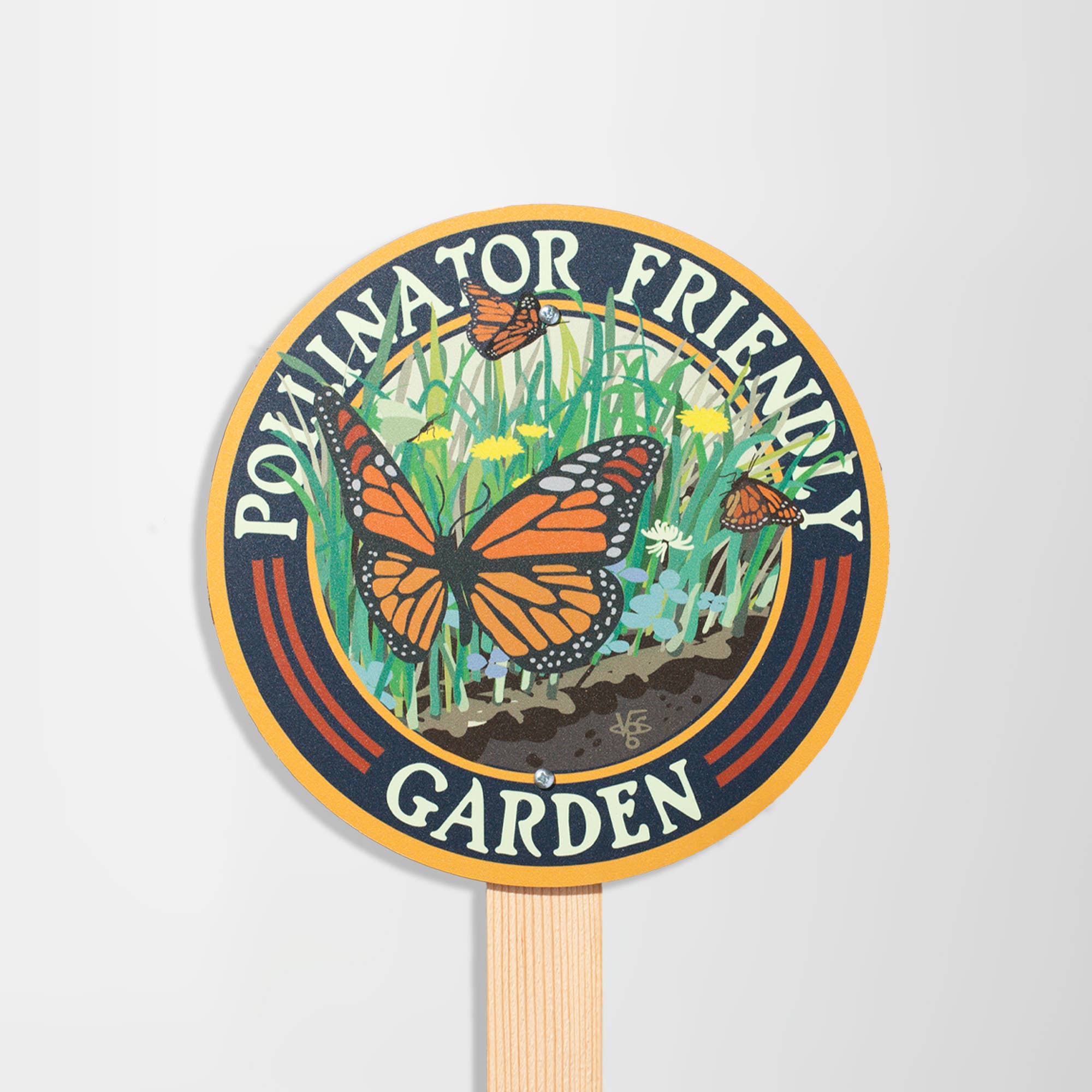 Butterfly Pollinator Friendly - Yard and Garden Sign